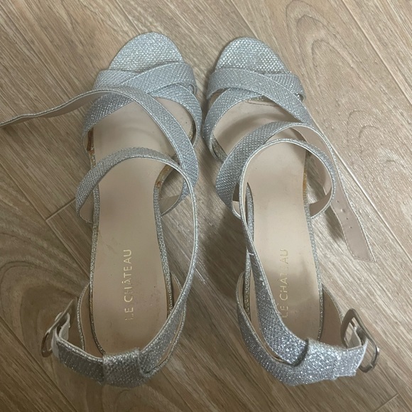 Sparkly silver stilettos - Picture 2 of 4